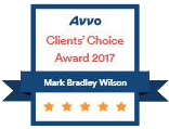 Avvo | Client's Choice Award 2017 | Mark Bradley Wilson