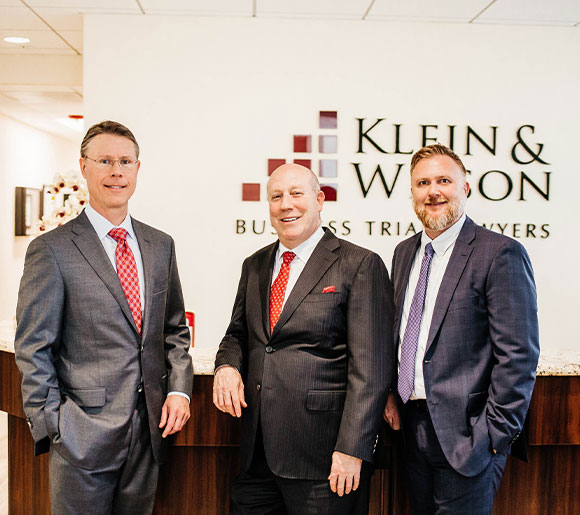 Photo of the legal professionals at Klein & Wilson