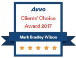 Avvo Clients Choice Award 2017| Mark Bradley Wilson