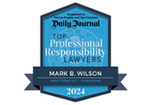 Daily Journal | Top Professional Responsibility Lawyers | Mark B. Wilson | 2024
