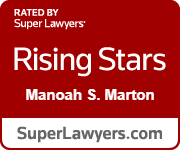 Rated By Super Lawyers | Rising Stars | Manoah S. Marton | SuperLawyer.com