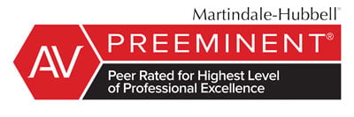 Martindale-Hubbell | AV Preeminent | Peer Rated For Highest Level Of Professional Excellence